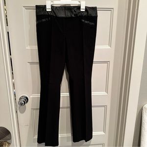 Joe Benbasset® Black Flare Leg Mid Rise Stretch Dress Pants Slacks- Size 9